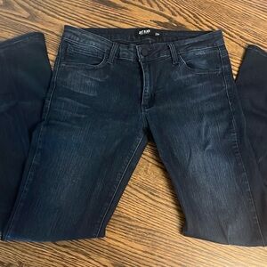 Just Black dark blue jeans, petite, size 29P.